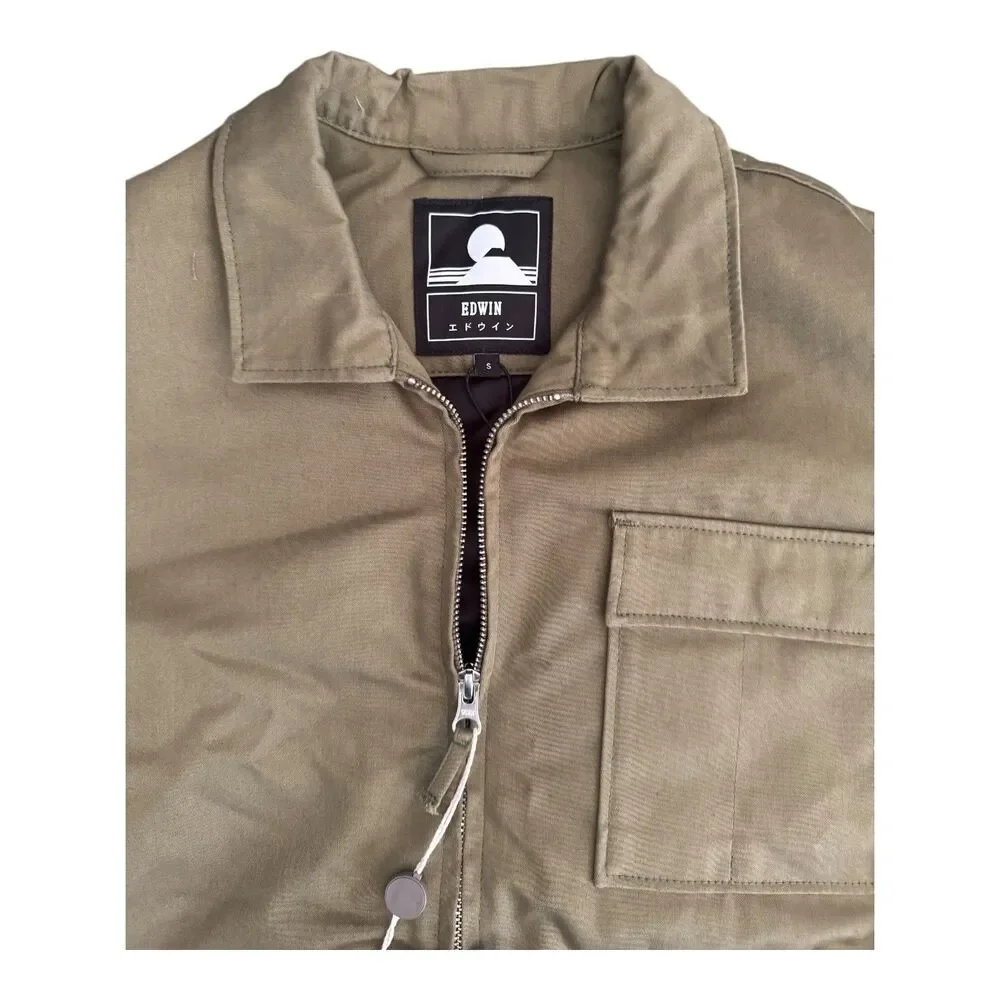 Edwin Europe Military Bomber Lined Martini Olive‎ Men’s Size Small